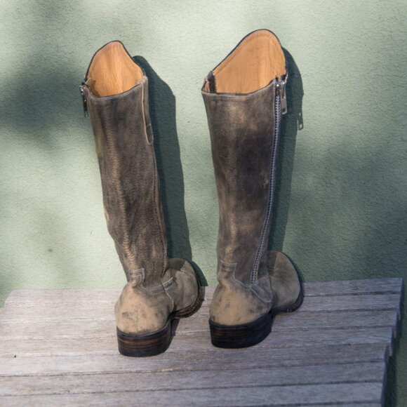 Miz Mooz Cowboy Boot with outside Zipper Size 10 - Picture 6 of 9